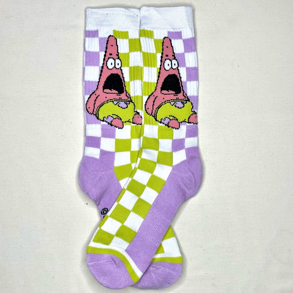 Patrick Star checked socks - Picture 3 of 3